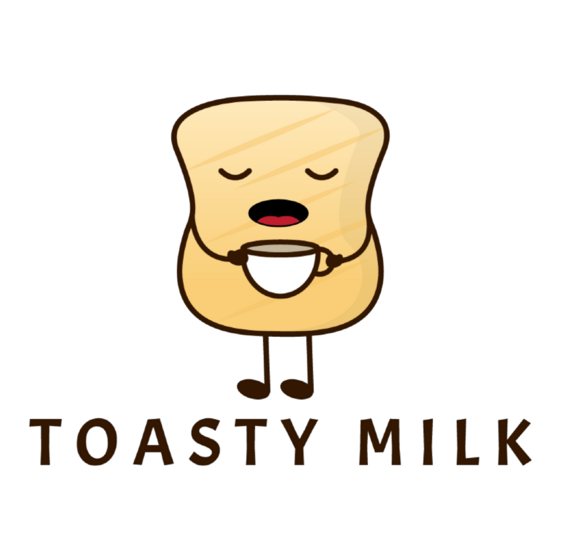 Toasty milk logo
