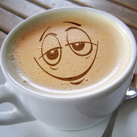 Coffee cup with a smile